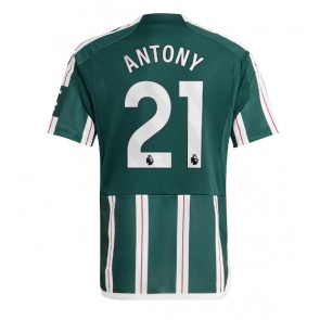 Manchester United Antony #21 Koszulka Wyjazdowych 2023-24 Krótki Rękaw